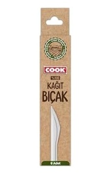 Kağıt Bıçak, 8 Adet, Tek Kullanımlık Kağıt Bıçak, 8 Adet, Tek Kullanımlık