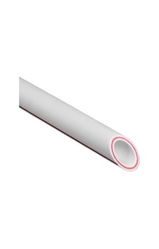 Pprc Boru, Plastik, Tesisat Borusu, 25'lik, Beyaz-kırmızı Çizgili, 1 Metre Diğer Pprc Boru, Plastik, Tesisat Borusu, 25'lik, Beyaz-kırmızı Çizgili, 1 Metre Diğer