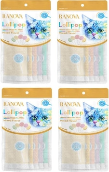 Ranova Lolipop Karışık Çeşitli Kedi Ödül Maması 4'lü 5 x 1.4 G Ranova Lolipop Karışık Çeşitli Kedi Ödül Maması 4'lü 5 x 1.4 G