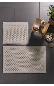 Cobble 2'li Banyo Paspası Krem Cobble 2'li Banyo Paspası Krem