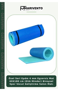 Özel Seri Epdm 4 Mm Egzersiz Mat 60x180 Cm Eva Minder Bireysel Spor Vücut Geliştirme Salon Matı Çok Renkli Özel Seri Epdm 4 Mm Egzersiz Mat 60x180 Cm Eva Minder Bireysel Spor Vücut Geliştirme Salon Matı Çok Renkli