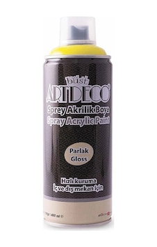 Artdeco Akrilik Sprey Boya 400 ML Güneş Sarı Y-400-160 Artdeco Akrilik Sprey Boya 400 ML Güneş Sarı Y-400-160