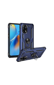 Oppo A74 4g Kılıf Zore Vega Kapak Mavi Oppo A74 4g Kılıf Zore Vega Kapak Mavi