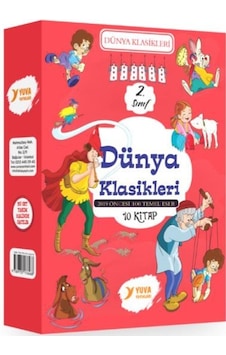 2. Sınıf Dünya Klasikleri Seti - 10 Kitap Takım- Yuva 2. Sınıf Dünya Klasikleri Seti - 10 Kitap Takım- Yuva