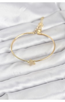 Ceylan Adam Yıldız Model Gold Renk Kadın Bileklik Çok Renkli Ceylan Adam Yıldız Model Gold Renk Kadın Bileklik Çok Renkli