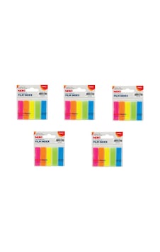 Noki Memo Film Index 5 Renk 12 x 45 MM 25 Yaprak 5'li Noki Memo Film Index 5 Renk 12 x 45 MM 25 Yaprak 5'li