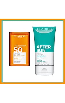 Clarins Face Stick Spf50+clarins After Sun 2 Li Set Clarins Face Stick Spf50+clarins After Sun 2 Li Set