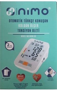 Nimo Türkçe Konuşan Koldan Ölçer Tansiyon Aleti Nimo Türkçe Konuşan Koldan Ölçer Tansiyon Aleti