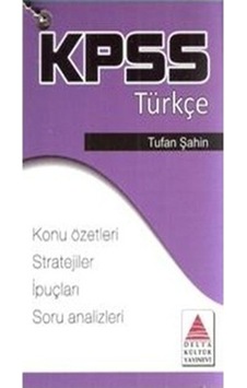 KPSS Türkçe Strateji Kartları - Tufan Şahin - Delta Kültür KPSS Türkçe Strateji Kartları - Tufan Şahin - Delta Kültür