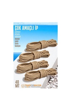Çok Amaçlı Kalın İp Hamak İpi - Çamaşır İpi Salıncak İpi Atlama İpi 40 Metre 721767 Siyah Çok Amaçlı Kalın İp Hamak İpi - Çamaşır İpi Salıncak İpi Atlama İpi 40 Metre 721767 Siyah