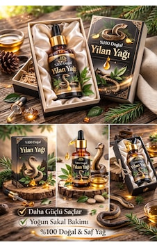 Yılan Yağı 20 Ml Saç & Sakal Bakım Yağı Yılan Yağı 20 Ml Saç & Sakal Bakım Yağı