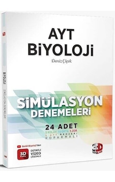 3D Yayınları Ayt Biyoloji Simülasyon Denemeleri 3D Yayınları Ayt Biyoloji Simülasyon Denemeleri