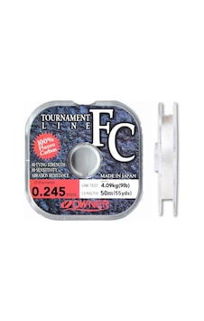 Owner Tournament Fluorocarbon Misina 0.245Mm 4.09Kg 50Mt. Owner Tournament Fluorocarbon Misina 0.245Mm 4.09Kg 50Mt.
