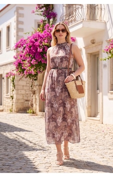 Lela Bayan Elbise 6525724 Lila