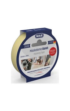 Krepe Maskeleme Bantı 25 Mm X 40 M 2650 Krepe Maskeleme Bantı 25 Mm X 40 M 2650