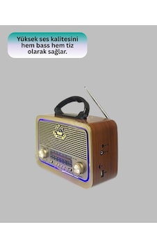 Radyo Bluetooth Aux Girişli Taşınabilir Model Radyo Bluetooth Aux Girişli Taşınabilir Model