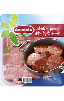 Anadolu Dilimli Piliç Sucuk 500 G Anadolu Dilimli Piliç Sucuk 500 G