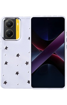 Xiaomi Poco X7 Pro Kılıf Airbag Tasarımlı Simli Şeffaf Zore Kutup Kapak Yıldız Xiaomi Poco X7 Pro Kılıf Airbag Tasarımlı Simli Şeffaf Zore Kutup Kapak Yıldız