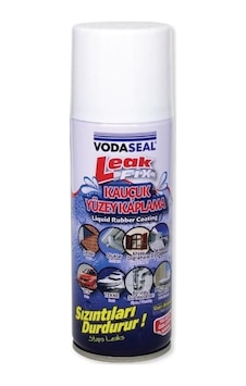 Vodaseal Leak Fix Kauçuk İzolasyon Spreyi 200 Ml Beyaz Şeffaf