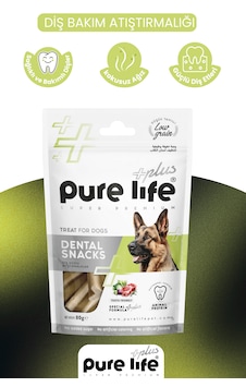 Purelife Plus Diş Dostu Köpek Atıştırmalıkları 80gr