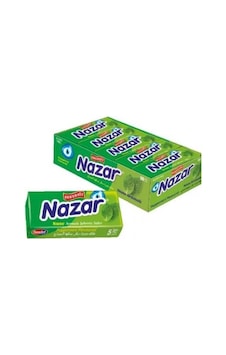 Nazar 5'li Nane Aromalı Şekersiz Sakız 20 Adet Nazar 5'li Nane Aromalı Şekersiz Sakız 20 Adet