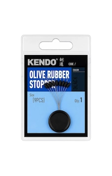 Kendo Olive Rubber Stopper Balıkçı Siyah Kauçuk 9'lu Stoper Sss Kendo Olive Rubber Stopper Balıkçı Siyah Kauçuk 9'lu Stoper Sss
