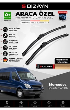 S-dizayn Mercedes-benz Sprinter W906 Ön Cam Silecek Seti 2006-2018 Premium Araca Özel 65-60 Cm A+ Ka S-dizayn Mercedes-benz Sprinter W906 Ön Cam Silecek Seti 2006-2018 Premium Araca Özel 65-60 Cm A+ Ka