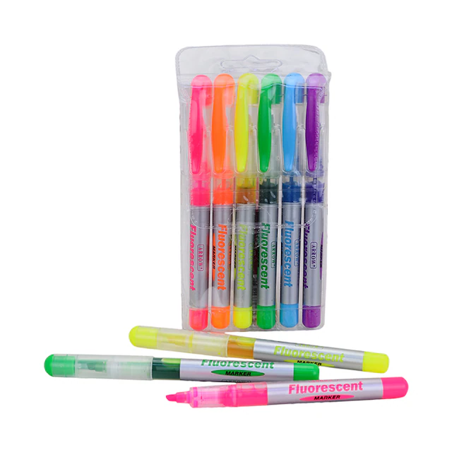 Kalem Tipi Fosforlu 12li 12pk. 144 Ad. Sarı