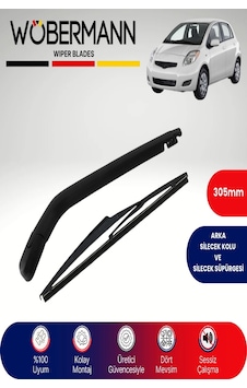 Wöbermann Toyota Yaris 2005-2011 Arka Silecek Kolu Ve Süpürgesi Komple Wöbermann Toyota Yaris 2005-2011 Arka Silecek Kolu Ve Süpürgesi Komple
