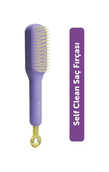 Pro Selfcleanbrush - Saç Açma Tarama Masaj Fırçası- Kendini Temizleyen Saç Fırçası Lila Pro Selfcleanbrush - Saç Açma Tarama Masaj Fırçası- Kendini Temizleyen Saç Fırçası Lila