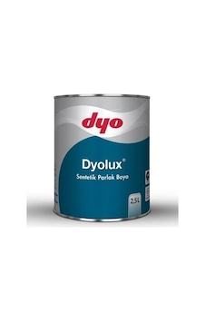 Dyo Dyolüx Sentetik Parlak Boya 2.5 Lt Siyah Dyo Dyolüx Sentetik Parlak Boya 2.5 Lt Siyah