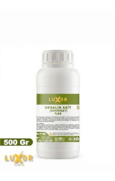 Luxor Kimya Oksalik Asit 500 Gr Tekli Luxor Kimya Oksalik Asit 500 Gr Tekli