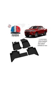 Toyota Hilux 8 4d Araca Özel Havuzlu Kauçuk Paspas 2015 Ve Üzeri