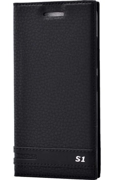 Zore Vibe S1 Lite İle Uyumlu Elite Serisi Kapaklı Kılıf Siyah Siyah Zore Vibe S1 Lite İle Uyumlu Elite Serisi Kapaklı Kılıf Siyah Siyah