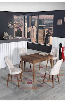 4 Kişilik Sabit Masa- Sandalye Takımı 70 x 110 Cm Mutfak Masası Takımı Yemek Masası Masa Takımı 4 Kişilik Sabit Masa- Sandalye Takımı 70 x 110 Cm Mutfak Masası Takımı Yemek Masası Masa Takımı