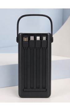 Hızlı Şarj Powerbank 50.000 Mah 4 Dahili Kablolu Led Aydınlatmalı Dijital Göstergeli Taşınabilir Batarya Standart Hızlı Şarj Powerbank 50.000 Mah 4 Dahili Kablolu Led Aydınlatmalı Dijital Göstergeli Taşınabilir Batarya Standart