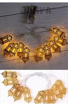Ramazan Ayı Namaz Köşesi Metal Gold Led Pilli Kandil Dini Sembollü Süsleme Dekor Işığı Led Ambiyans Kandil Ramazan Ayı Namaz Köşesi Metal Gold Led Pilli Kandil Dini Sembollü Süsleme Dekor Işığı Led Ambiyans Kandil