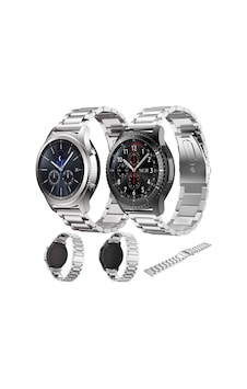 Samsung Uyumlu Gear S3 Frontier & Classic Metal Tme Kordon Kayış Steel Samsung Uyumlu Gear S3 Frontier & Classic Metal Tme Kordon Kayış Steel