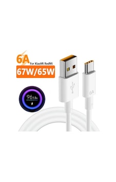 Xiaomi Mi Uyumlu Turbo Hızlı Şarj Kablosu 67w 6a Redmi Note 11 Pro 5g Note 12 T Pro Note 13 Pro 5g Tüm Modeller Ile Uyumlu Xiaomi Mi Uyumlu Turbo Hızlı Şarj Kablosu 67w 6a Redmi Note 11 Pro 5g Note 12 T Pro Note 13 Pro 5g Tüm Modeller Ile Uyumlu