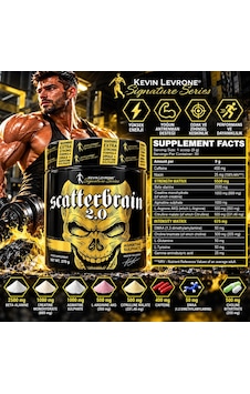 Kevin Levrone Scatterbrain Preworkout 2.0 Dma & Agmatine Sulfate Nitric Oxid Supplement 30 Servis Karışık Kevin Levrone Scatterbrain Preworkout 2.0 Dma & Agmatine Sulfate Nitric Oxid Supplement 30 Servis Karışık