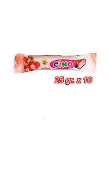 Sütlü Çikolata Kaplamalı Çilek Parçalı Bar / 25 Gram X 10 Adet Sütlü Çikolata Kaplamalı Çilek Parçalı Bar / 25 Gram X 10 Adet
