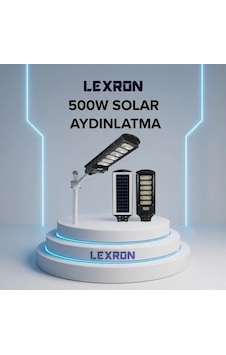Lexron 500w Solar Aydınlatma Beyaz