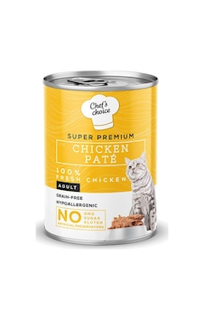 Chefs Choice Pate Chicken Tavuklu Tahılsız Ezme Yetişkin Kedi Konservesi 24 Adet 400 Gr 242-20001.04 Chefs Choice Pate Chicken Tavuklu Tahılsız Ezme Yetişkin Kedi Konservesi 24 Adet 400 Gr 242-20001.04