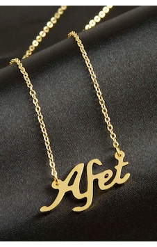 Afet - 961 - İsimli - Csmo-tex - Kolye -sarı altın Afet - 961 - İsimli - Csmo-tex - Kolye -sarı altın