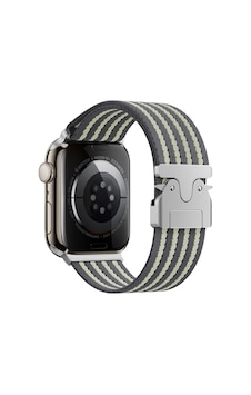 Apple Watch 42mm Uyumlu Zore Krd-133 Naylon Kumaş Hasır Örgülü Kordon Gri Apple Watch 42mm Uyumlu Zore Krd-133 Naylon Kumaş Hasır Örgülü Kordon Gri