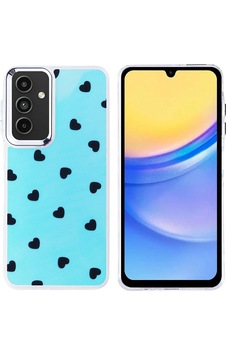 Samsung Uyumlu Galaxy A15 Kılıf Airbag Tasarımlı Zore Hadra Kapak Kalp Samsung Uyumlu Galaxy A15 Kılıf Airbag Tasarımlı Zore Hadra Kapak Kalp