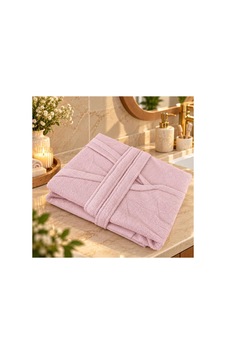Tekli Bornoz, Xl Beden, %100 Pamuklu Pembe - 940038779 Pembe