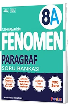 8. Sınıf Paragraf A Soru Bankası / Kolektif / Fenomen Kitap / 9786256972391 8. Sınıf Paragraf A Soru Bankası / Kolektif / Fenomen Kitap / 9786256972391