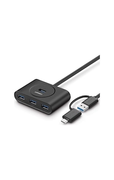 Ugreen Usb A/usb C To 4 Port Usb 3.0 Hub Çoklayıcı Siyah 1 Metre Sku: Mır8690010076038 Ugreen Usb A/usb C To 4 Port Usb 3.0 Hub Çoklayıcı Siyah 1 Metre Sku: Mır8690010076038
