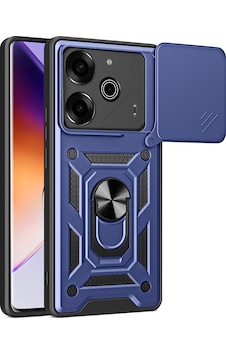 Teleplus Tecno Pova 6 Pro Kılıf Magnetik Standlı Kamera Korumalı Slide Sürgülü Cover Kapak Lacivert Teleplus Tecno Pova 6 Pro Kılıf Magnetik Standlı Kamera Korumalı Slide Sürgülü Cover Kapak Lacivert